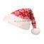 Elegant Rocking Decoration Funny Party Knitted Plaid Adult Merry Christmas Santa Hat