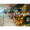 Amusement park train tracks set track electric train