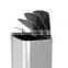 Automatic 50L Rectangle Sensor Sanitary Smart Bin Garbage Street Sorting Kitchen Waste Inadoor Stainless Steel Trash Can