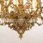 large classical french royal style brass k9 crystal chandelier foyer lighting hanging chandelier for hotel
