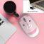 2023 office product FV-T100 animal cartoon wireless mouse silent charging portable hyperspeed mouse