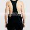 2015 OEM Manufacturer Custom Wholesale Black Plain Gym Tank Tops