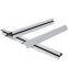 Zimmerdeckenraster T-Raster mit glatter Oberfl?che, wei?es T-Profil, Metall-H?ngedecke
