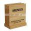 Restaurant Wooden Menu Holder Wholesale Wood Table Stand Drink Menu Card Holder