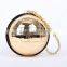 2015 fashion acrylic tellurion ball clear clutch bag