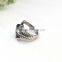  express jewelry punk stainless steel jewelry handmade men's silver ring