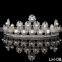 New design crown and tiaras with high qualiy wedding hair accessories