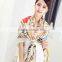 Hot-selling fashion hot design lady cotton square magic scarf for wholesale