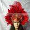 Beautiful headdress with Ostrich feather for girls/women/ladies
