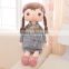 Custom high quality wholesale plush baby dolls and soft stuffed girl doll