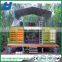 Non-standard size flat package container house