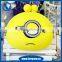 12years factory silicone minions coin purse/Yellow Minions purse factory price/cartoon characters purse