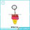 New Designs Ice Cream Promotional Gifts Zinc Alloy Keychain