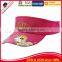 customized breathable sun visor cap
