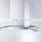 C -- Exhaust curved glass Island Range hood