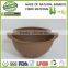 hot selling bamboo ware bowl with sieve,stainless steel colander