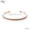 925 sterling silver rose gold jewelry customer design engraving bangle women modern bracelet