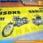 Fireproof customized fabric fence banner