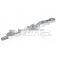 BJ-SL288-03 High quality Chrome aluminum motorcycle Flame Shifter Rod