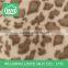 knitted 100% acrylic leopard print fabric, faux fur blanket fabric