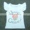 custom Sweet kids sublimation t shirt baby girls cartoon t-shirt
