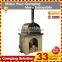 heavy duty pizza oven wood-oven with chimney