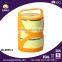 Flower Print 3 Layer Plastic Lunch Box