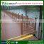 Outdoor fence panel with mositure-proof wood plastic composite material