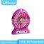 Customizable colorful portable mini fan plastic mini portable fan