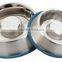 18oz slow feed wholesale stainless steel dog bowl