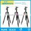 Aluminum camera tripod stand with fluid head