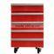 JGA Retro Style 1 Drawer 50L Mini Toolbox Refrigerator , Safe Fridge With 4 Wheels Beverage Display Frige