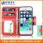 Set Screen Protector Stylus And Case , Brown Detachable Wallet Leather Case For Iphone 5