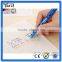 Hot plastic heat sensitive erasable gel pen with clip for sale, school and office stationery disappearing erasable ink gel pen