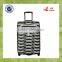 S033design trolley with press button wheeled market trolley bag