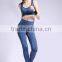Fold Over Custom Sports Wearing Yoga Pants
