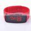 Wholesale Silicone Rubber Gel Jelly Unisex LED Wrist mens women bracelet Watch