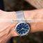 unisex style mesh strap watches stainless steel watch quartz watch waterproof steel mesh strap watch