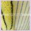 9 mm polyester paint roller fabric yellow & black zebra print fabric  china supplier