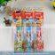 100% Food grade silicone child toothbrush for different color