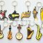 keychain with music sign / bicycle keychain bottle opener