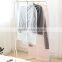 2015 hottest transparent plastic pvc suit garment cover bag with zipper