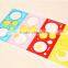 Candy color plastic ruler for school children drawing template stencil for promotional