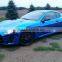 metallic chrome blue car wrap vinyl film