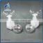 handmade ceramic santa claus with star shape tealight candle holder