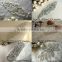 New Design Bridal Beaded Rhinestone Trimming Applique For Wedding Sash Crystal Bridal Applique For Wedding Dress
