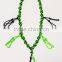 custom spiral 550 paracord hunting duck call lanyard neon green and black