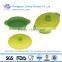 Personalized oval silicone soup bowl with lid for microwave oven