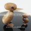 Wood home furniture living room fancy style cute little bird/High quality solid wood cute bird decoration