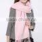 55x200cm Hot Super upset British style Tassel desigual Pocket scarf women Double sided cape Wool winter scarf